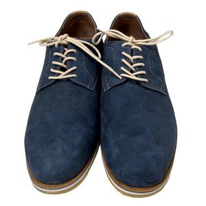 Johnston & Murphy Ashby Plain Toe Navy Men's 9.5